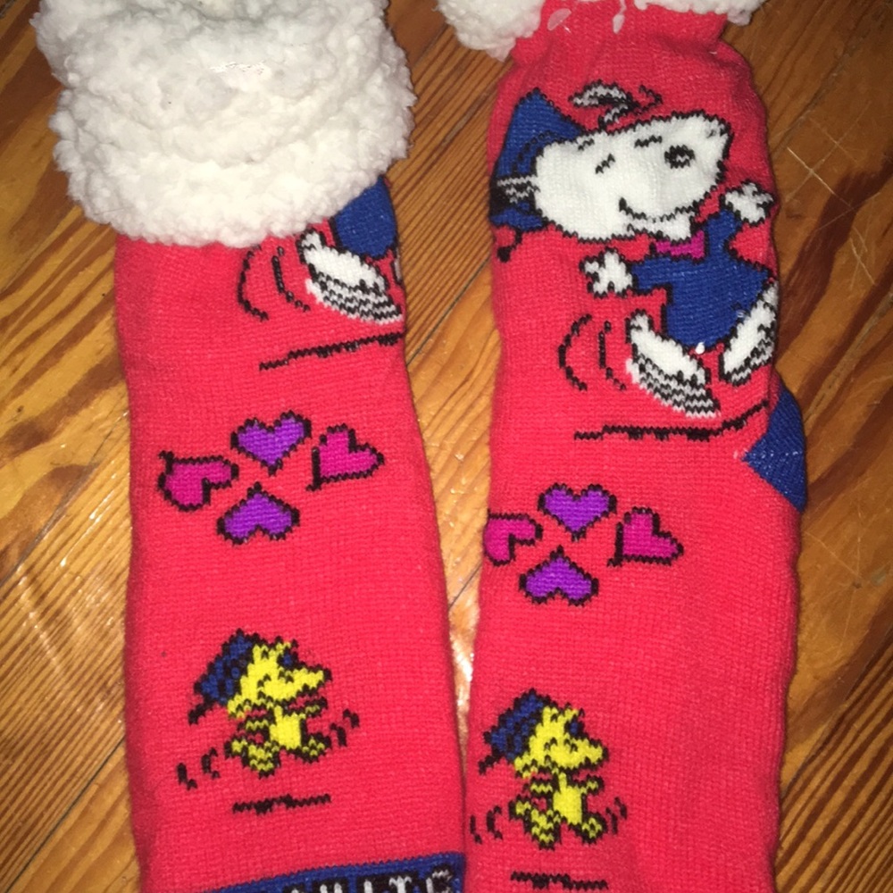 Peanuts Christmas socks